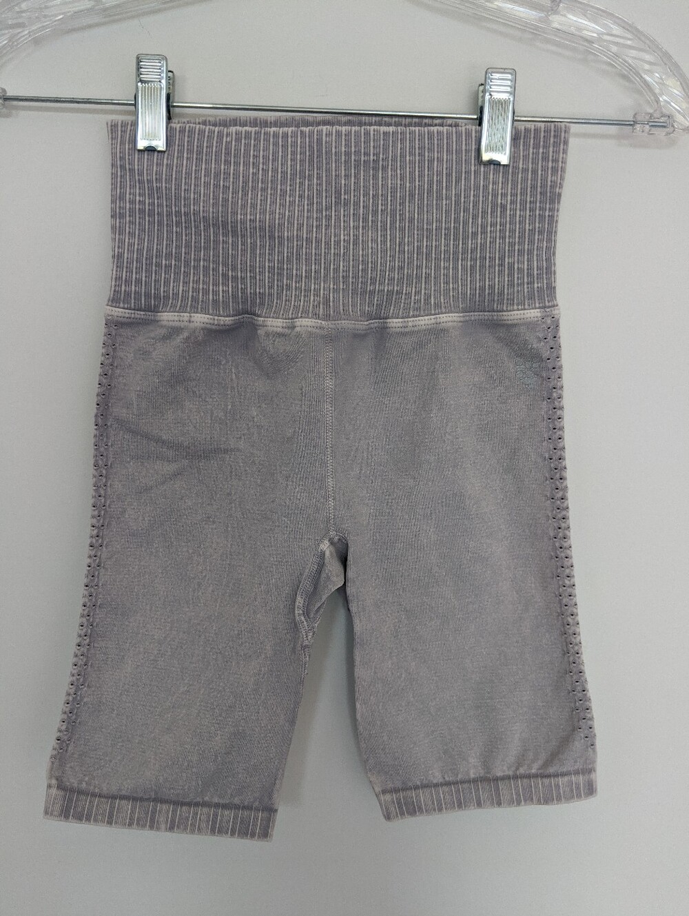 Free People Movement High-Waist Bike Shorts Light Purple